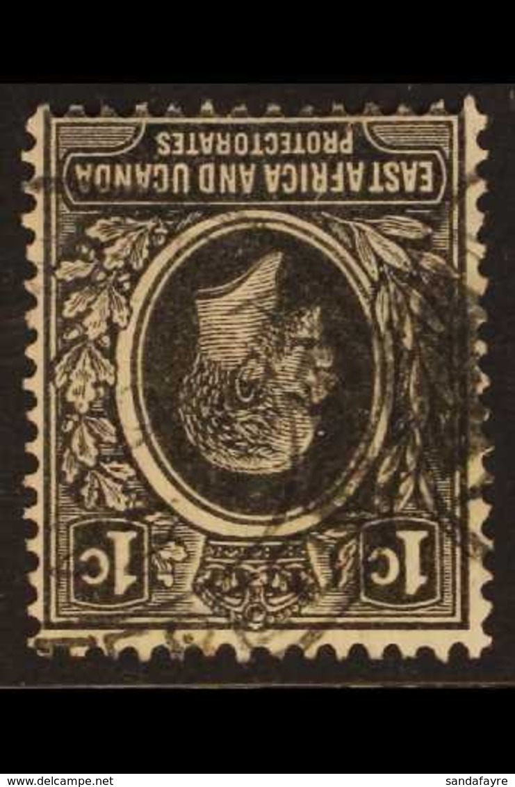 1921 KGV 1c Black, Wmk Mult Script CA INVERTED, SG 65w, Fine Used. For More Images, Please Visit Http://www.sandafayre.c - Vide