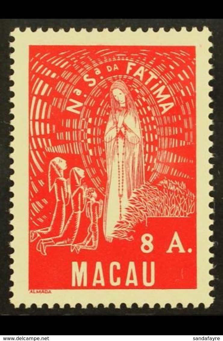 1949 8a Scarlet "Our Lady Of Fatima", SG 423, Very Fine Mint For More Images, Please Visit Http://www.sandafayre.com/ite - Other & Unclassified