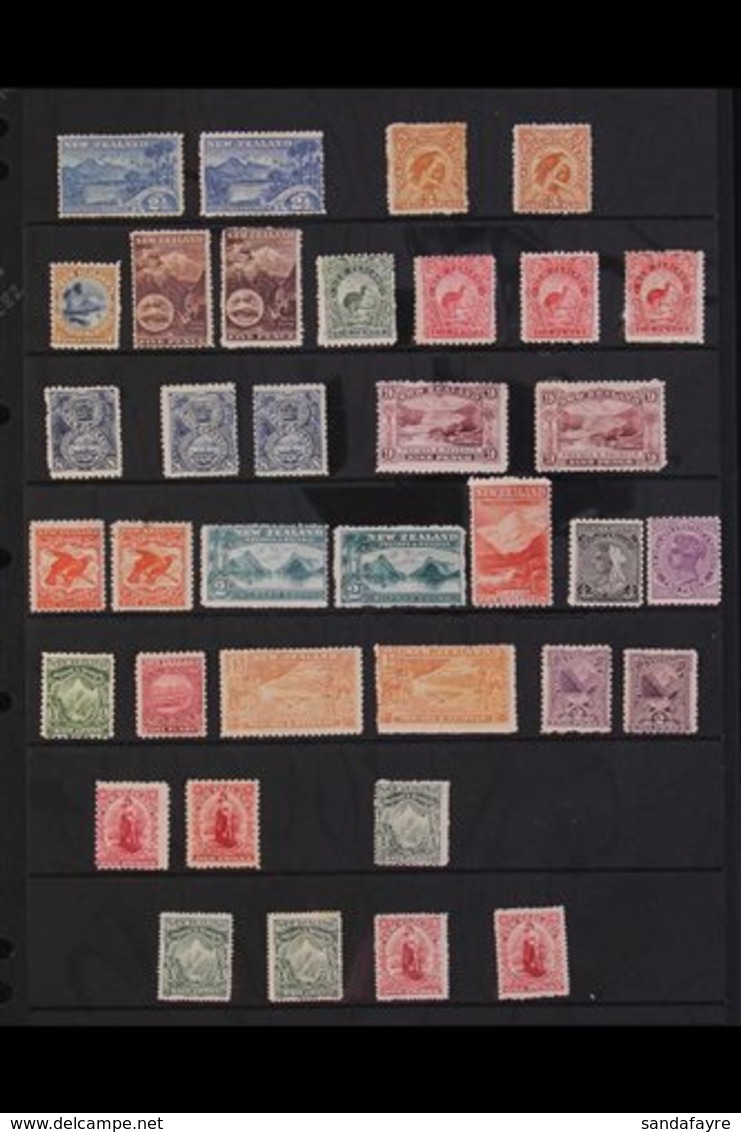 1899-1903 MINT COLLECTION Presented On A Stock Page That Includes A 1899-1903 No Wmk Pictorial Complete "Basic" Set Of A - Autres & Non Classés