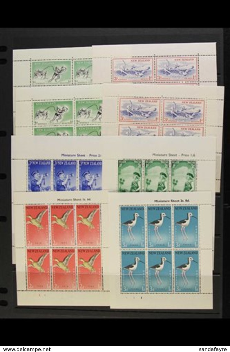 1957-1974 HEALTH MINI SHEET COLLECTION. A Complete NEVER HINGED MINT Run Of Health Miniature Sheets For The Period Inc B - Other & Unclassified