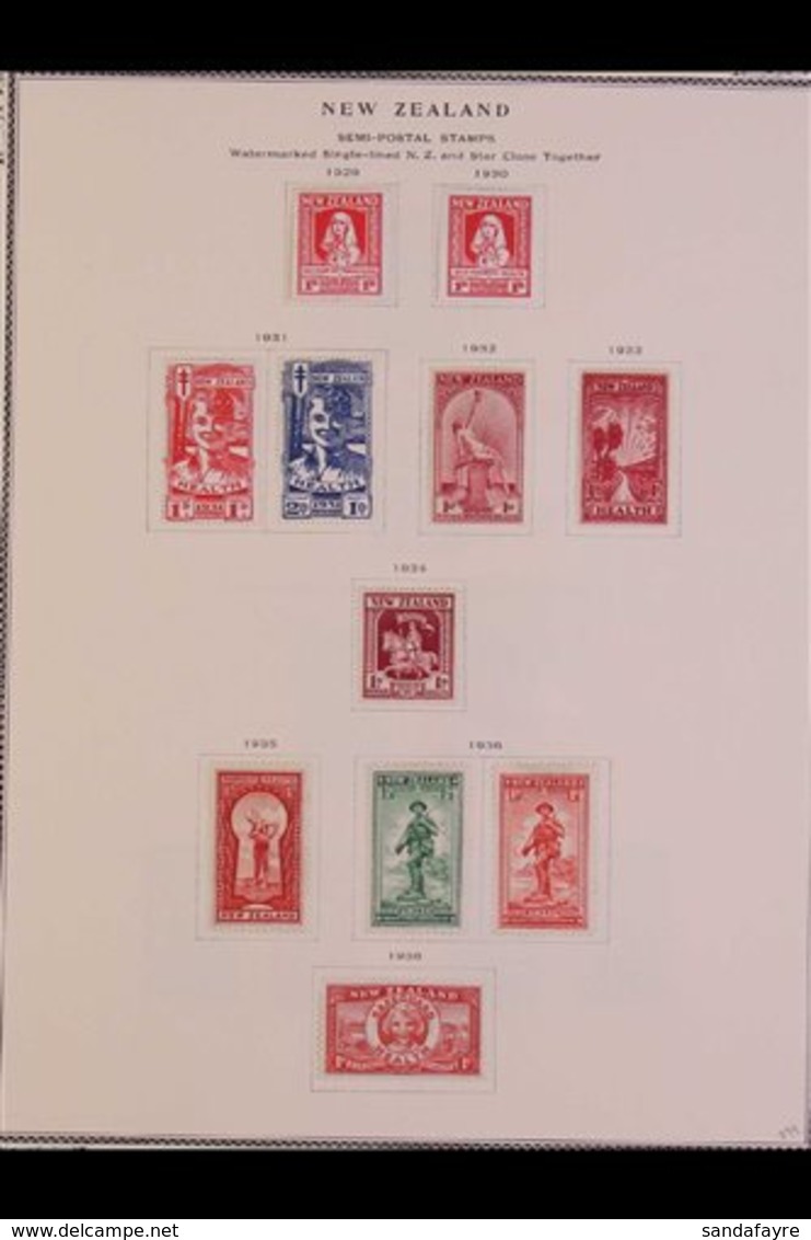 HEALTH ISSUES COLLECTION 1929-1965 COMPLETE MINT COLLECTION Presented On A Set Of Printed Pages. Includes All Individual - Altri & Non Classificati