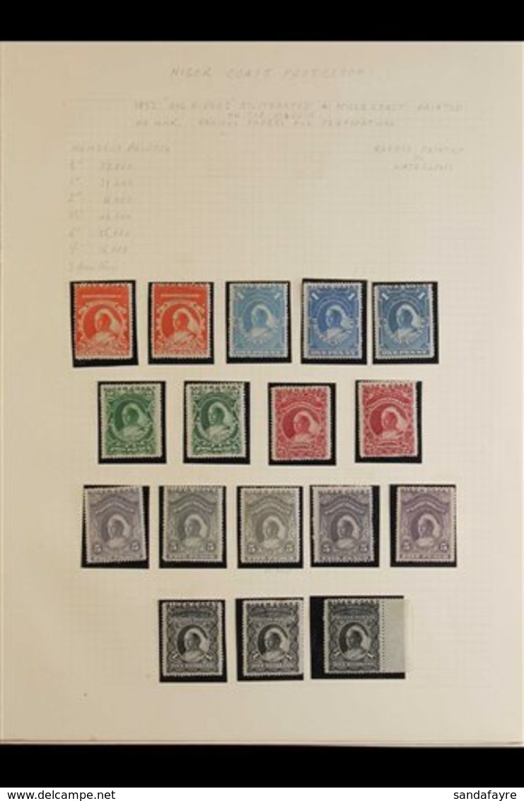 PROTECTORATE Superb Mint Collection Including Multiples With 1894 Issue (Oil Rivers Obliterated) Good Range Of Shades An - Altri & Non Classificati