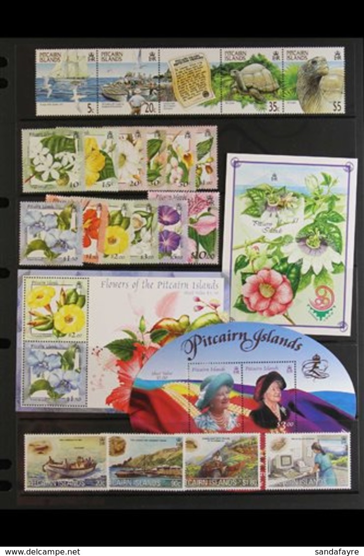 2000-2007 NEVER HINGED MINT COLLECTION A Lovely Near Complete Collection Of Sets And Miniature Sheets, Includes 2000 Flo - Pitcairn Islands