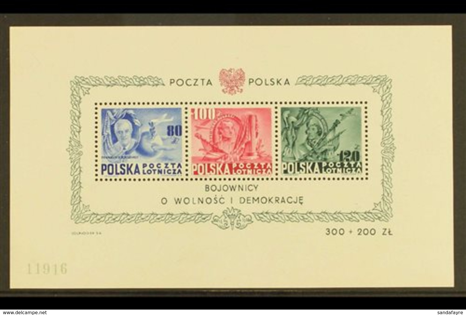 1948 Presidents Miniature Sheet, Mi A515/17, SG MS645d, Superb, Never Hinged Mint (1 M/s) For More Images, Please Visit  - Autres & Non Classés