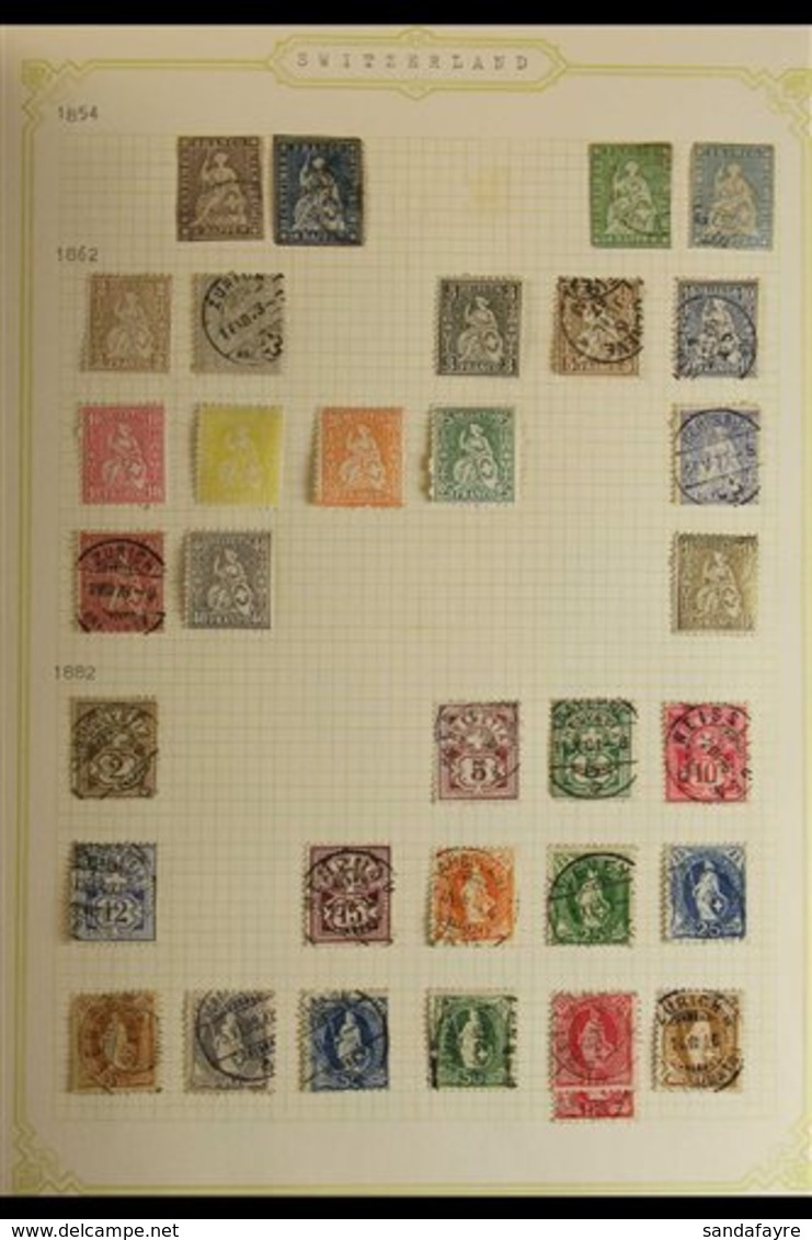 1854-1992 INTERESTING & ATTRACTIVE COLLECTION. A Lovely, Very Fine Mint & Very Fine Used Collection (mostly Used) Presen - Sonstige & Ohne Zuordnung