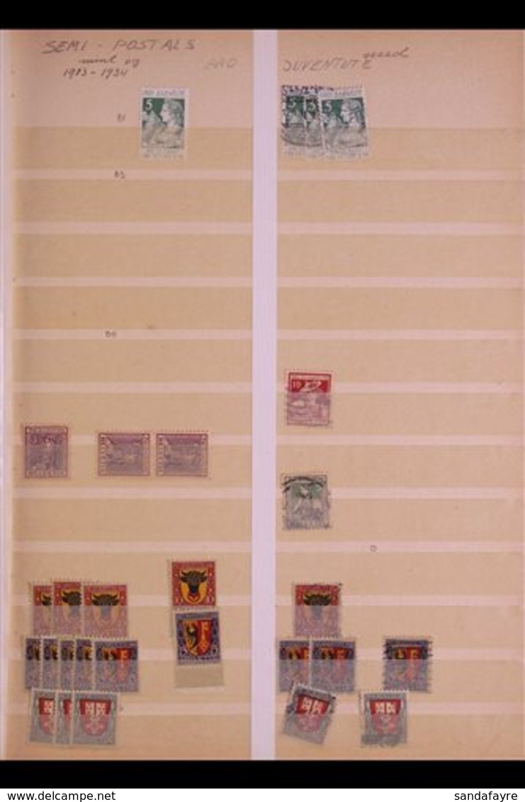 1910's-1980's MINT, NHM & USED ACCUMULATION With Ligth Duplication Sorted By Issues In An Old Stockbook, Some Later Issu - Sonstige & Ohne Zuordnung