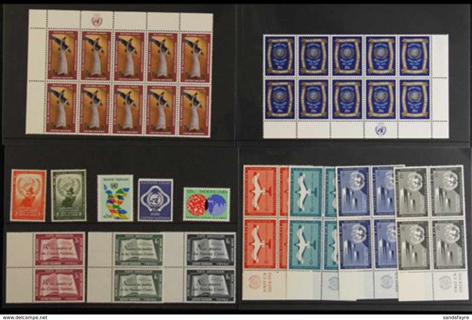 MINT / NEVER HINGED MINT HOARD IN GLASSINE ENVELOPES 1951 To 1980's, The Glassines Generally Bearing Scott Catalogue Num - Altri & Non Classificati