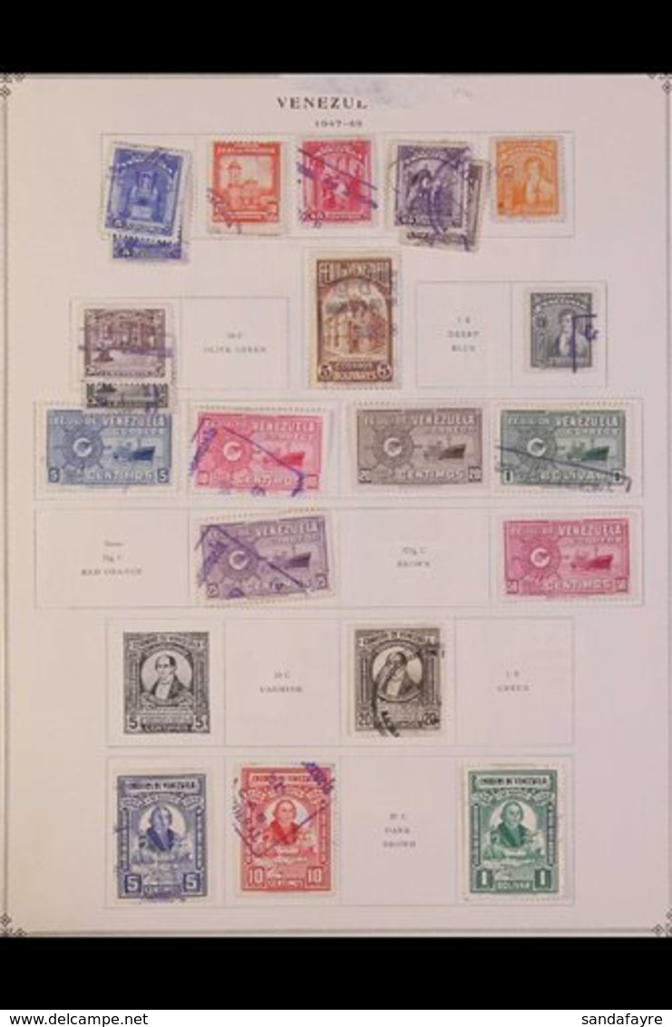 1941-1978 EXTENSIVE COLLECTION A Chiefly,  ALL DIFFERENT Mint & Used Collection,  Presented On "Scott" Printed Pages, Pl - Venezuela