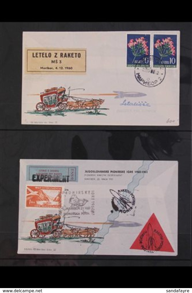 ROCKET MAIL COVERS 1960-87 Collection Of Illustrated Covers Commemorating A Big Range Of Rocket Flights, Includes Covers - Altri & Non Classificati