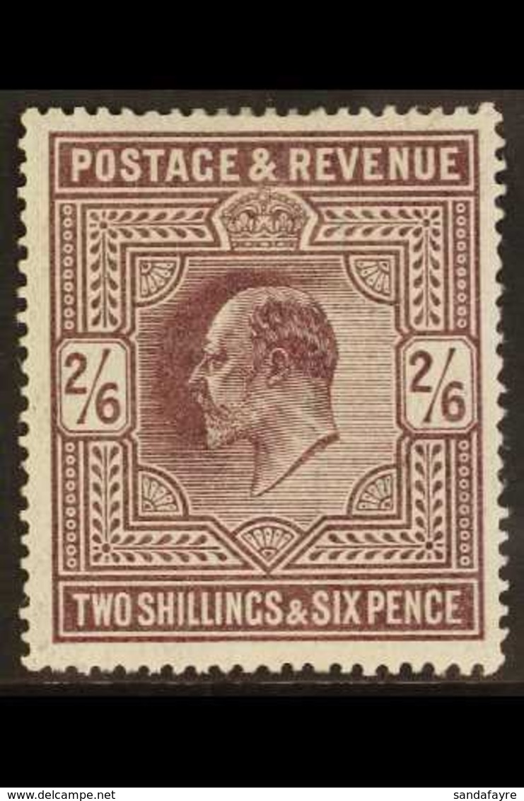 1911 2s 6d Dark Purple, Somerset House Printing, Ed VII, SG 317, Fine Mint, Bright Even Colour. For More Images, Please  - Unclassified