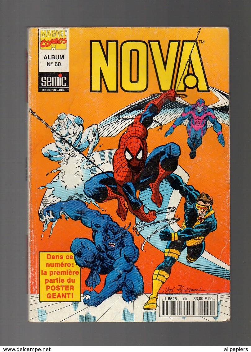 Album Nova N°60 Avec Les Numéros 193.194.195 Et Les 3 Posters De 1994 - Nova