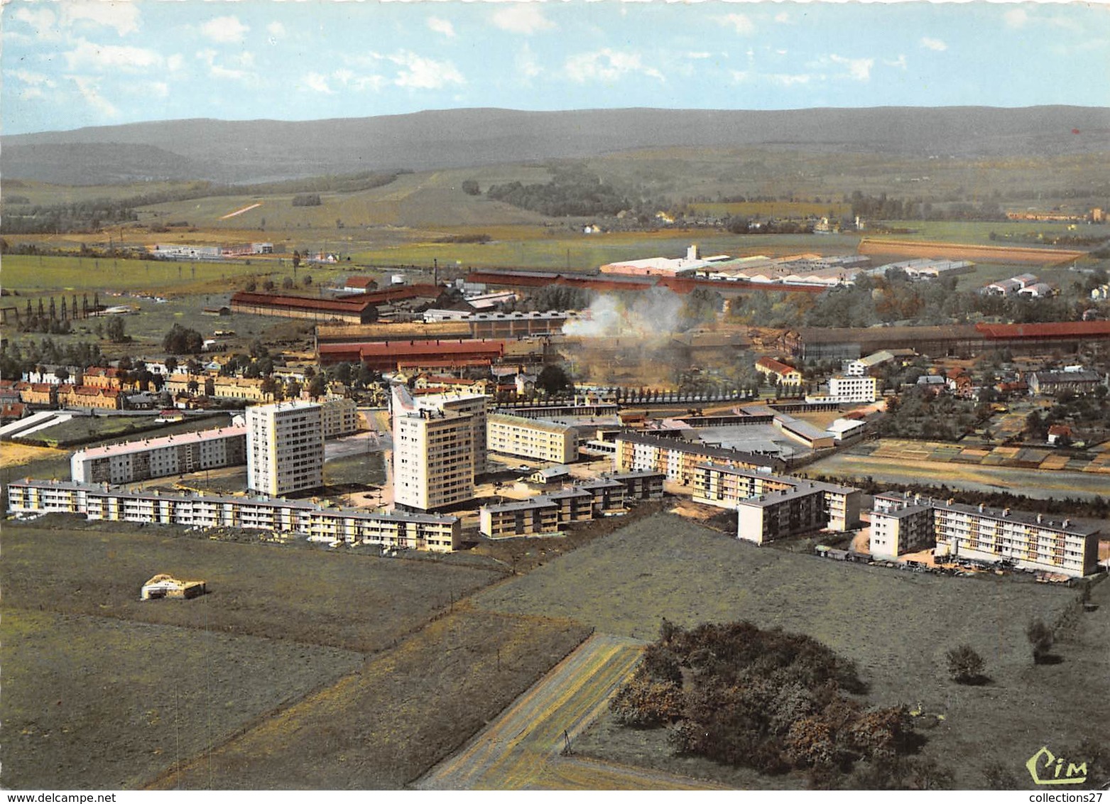 08-SEDAN-VUE AERIENNE - CITE JARDIN - LORRAINE ESCAUT- USINE SOMMER - Sedan