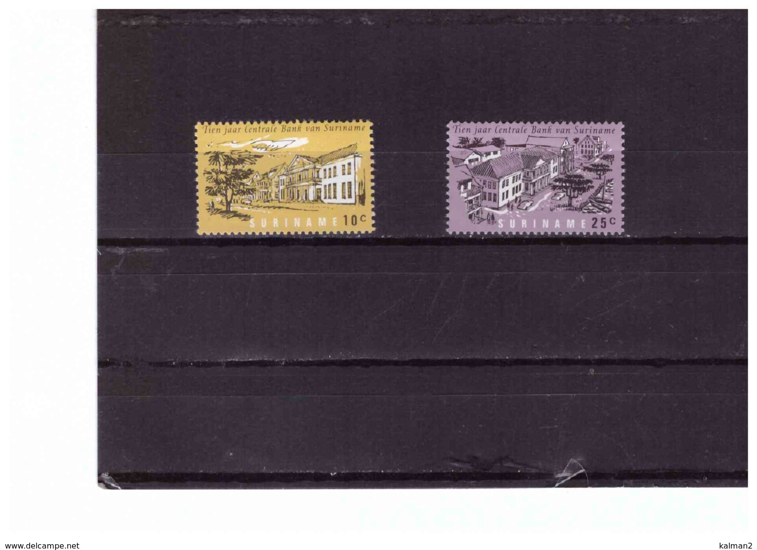 XX1936  -  SURINAME  -  SERIE COMPLETA NUOVA**   Y&T.  457/458 - Surinam ... - 1975