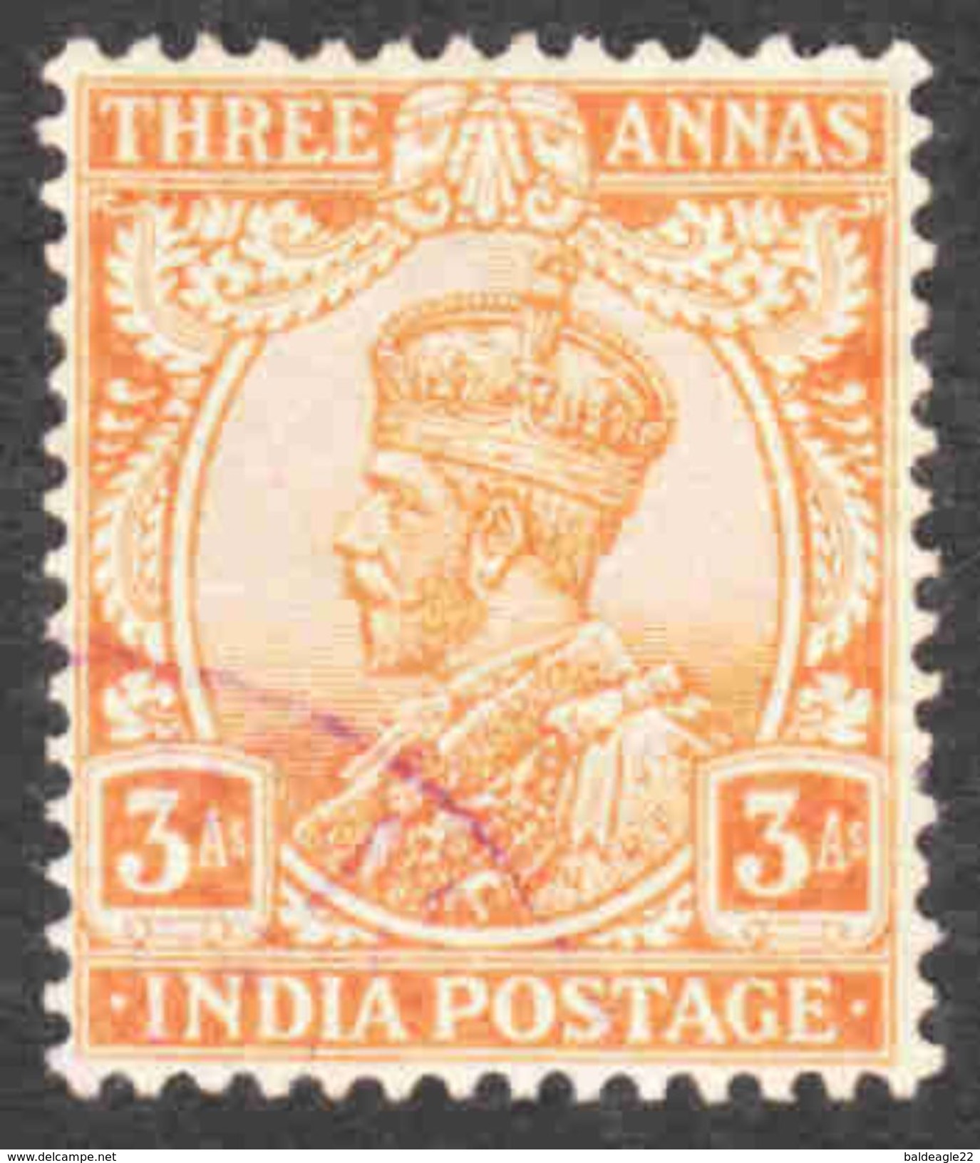 India - Scott #86 Used (2) - 1911-35 King George V