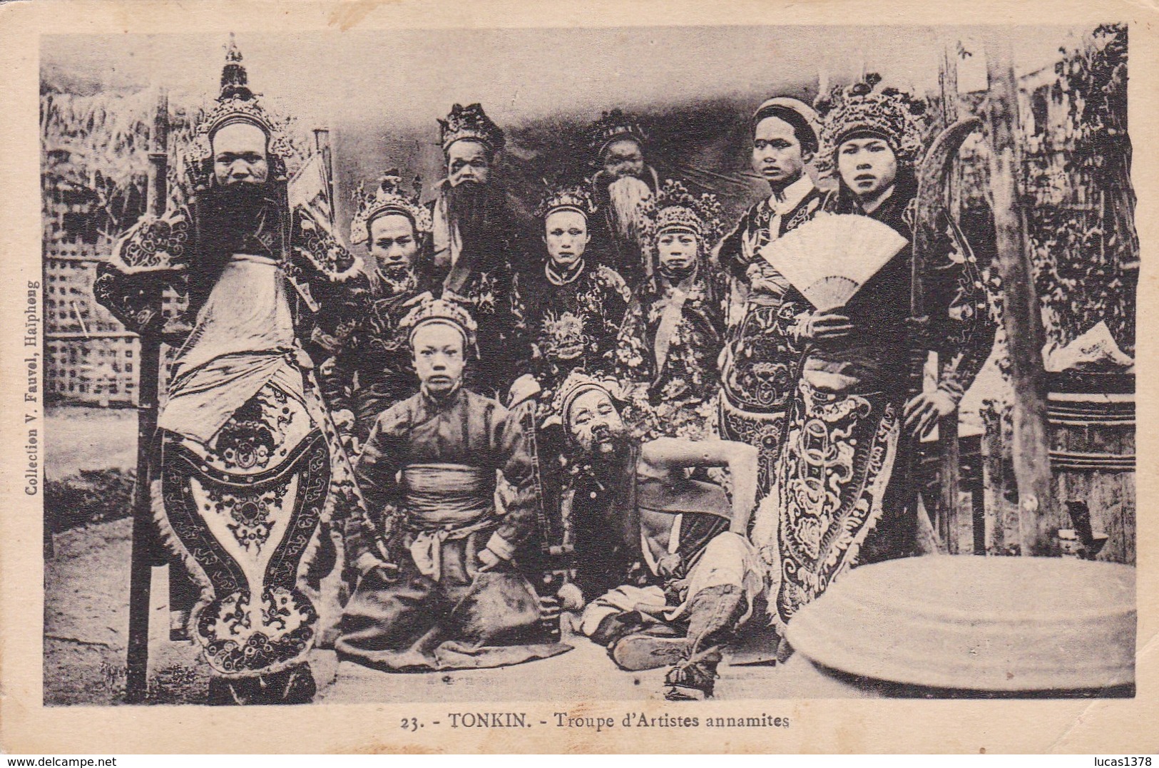 TONKIN / TROUPE D ARTISTES ANNAMITES - Viêt-Nam