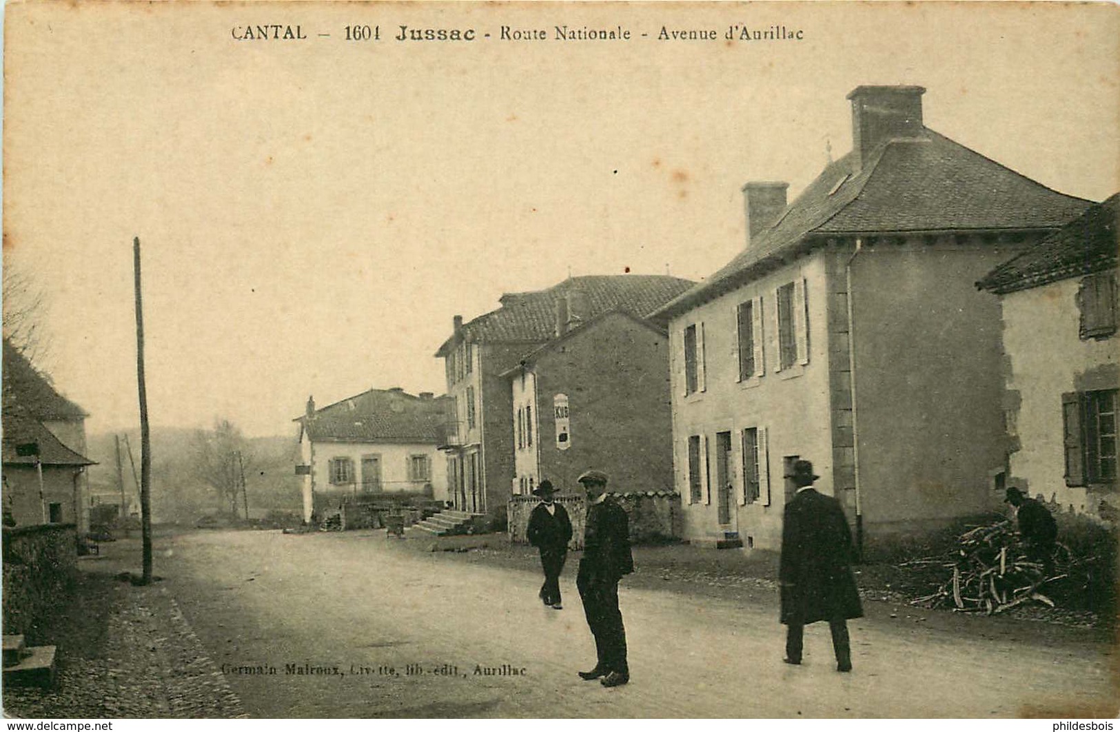 CANTAL  JUSSAC  Avenue D'Aurillac - Jussac