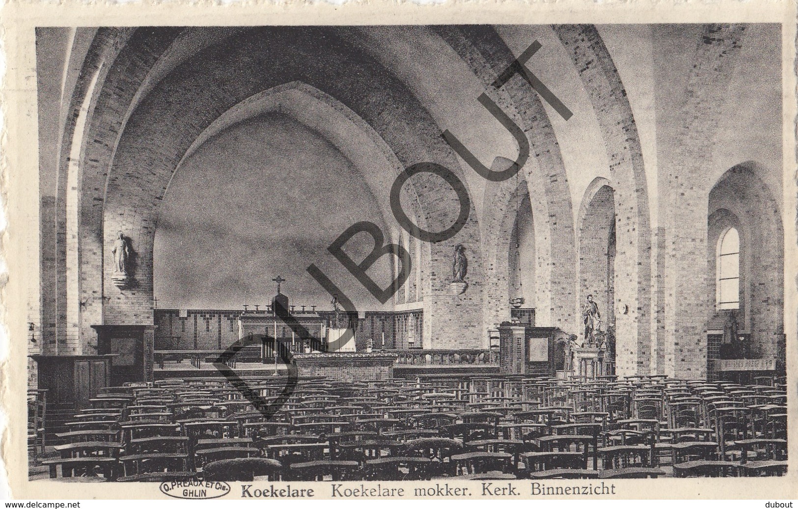 Postkaart-Carte Postale KOEKELARE Mokker Kerk Van Pastoor Van Ars (o583) - Koekelare