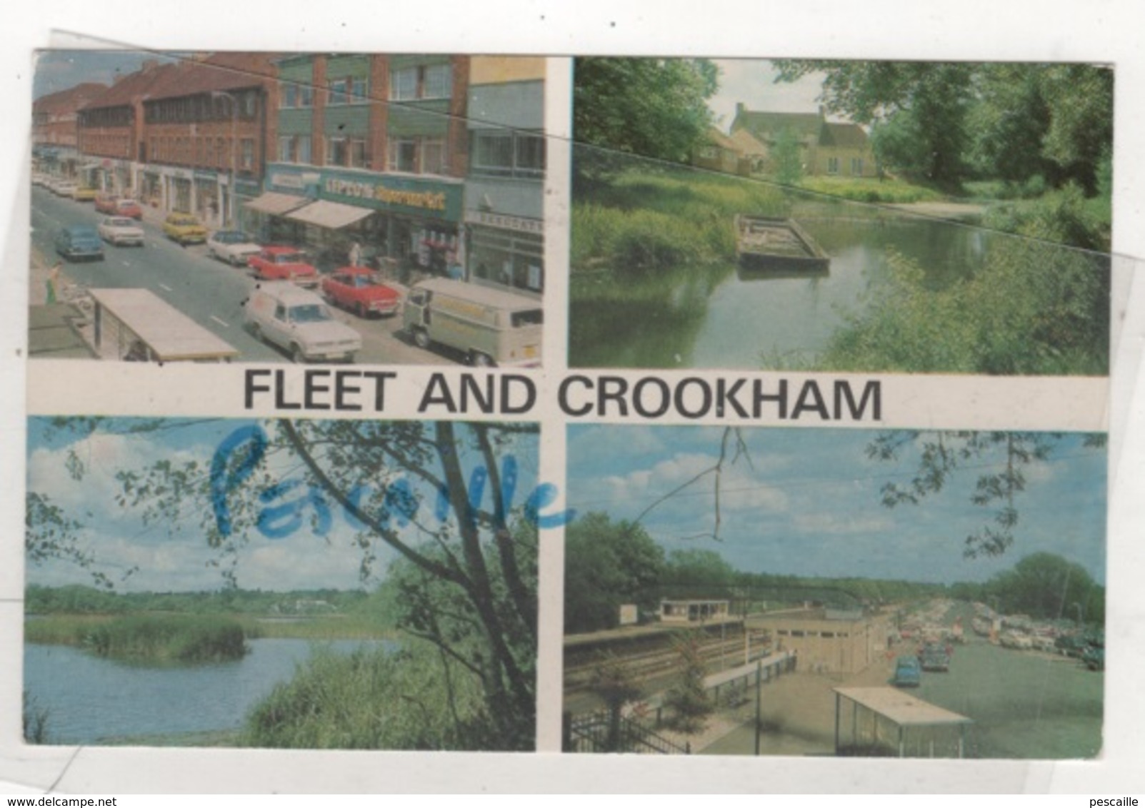 NORTH HAMPSHIRE - CP 4 VIEWS FLEET AND CROOKHAM - CARS - ROE & KITTREDGE Ltd. Of Fleet Hampshire - CIRCULEE - Autres & Non Classés