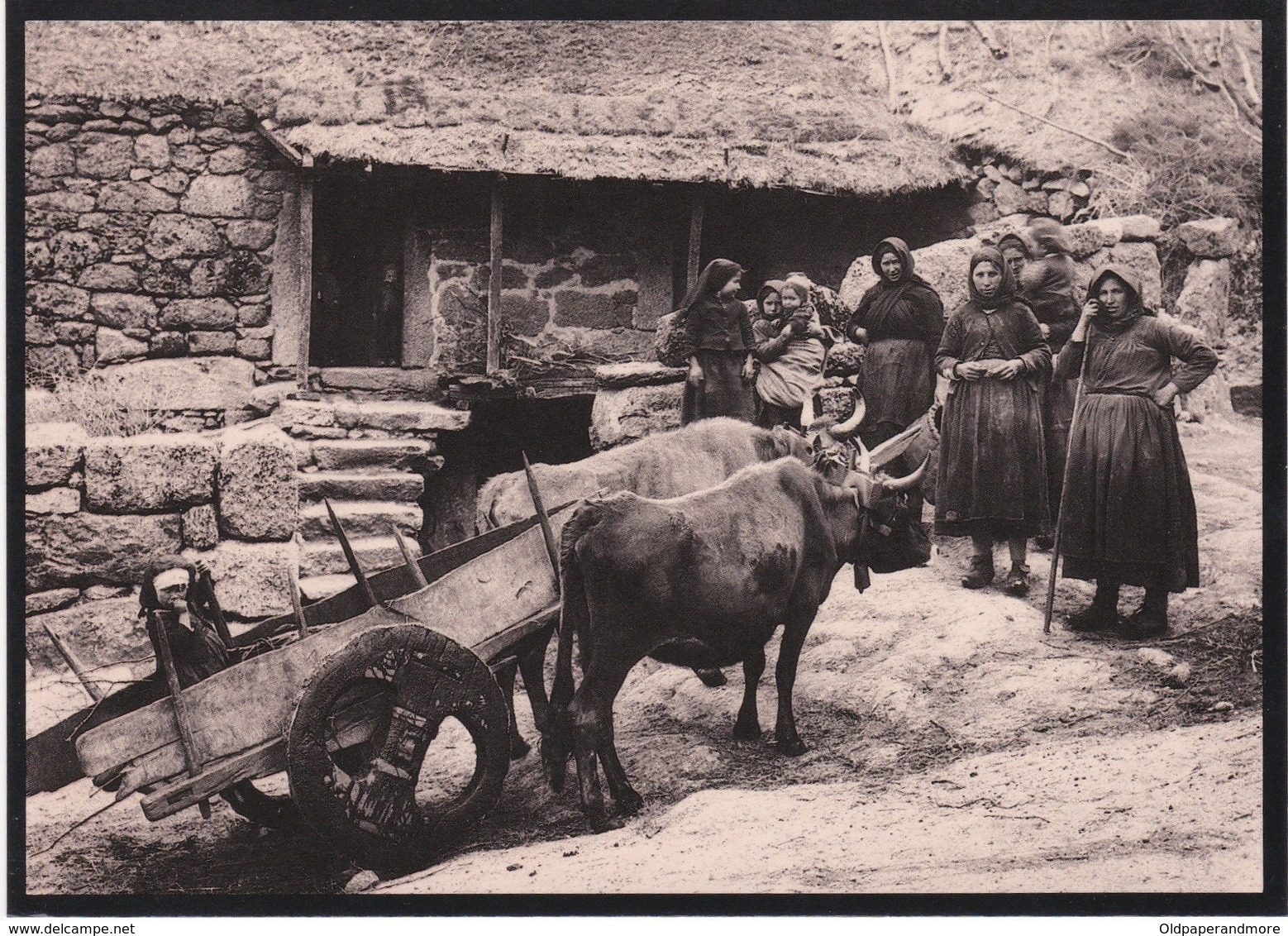 POSTCARD PORTUGAL - COSTUMES - CASTRO LABOREIRO - GRUPO DE MULHERES COM CRIANÇAS - Autres & Non Classés