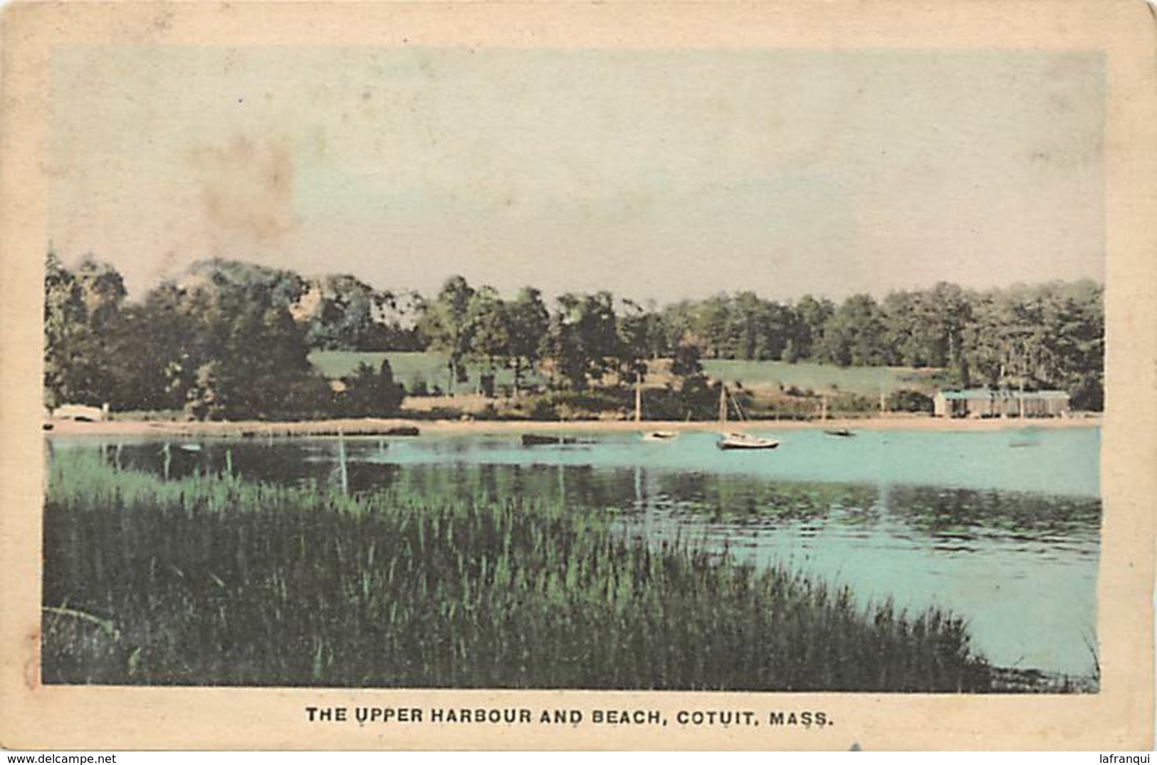 Pays Div-ref R739- Etats Unis D Amerique -usa - The Upper Harbour And Beach , Cotuit - Mass - - Autres & Non Classés