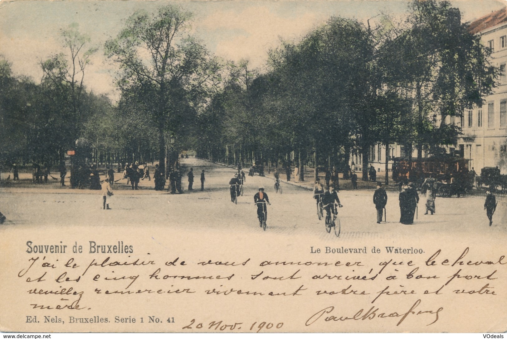 CPA - Belgique - Brussels - Bruxelles - Boulevard De Waterloo - Lanen, Boulevards