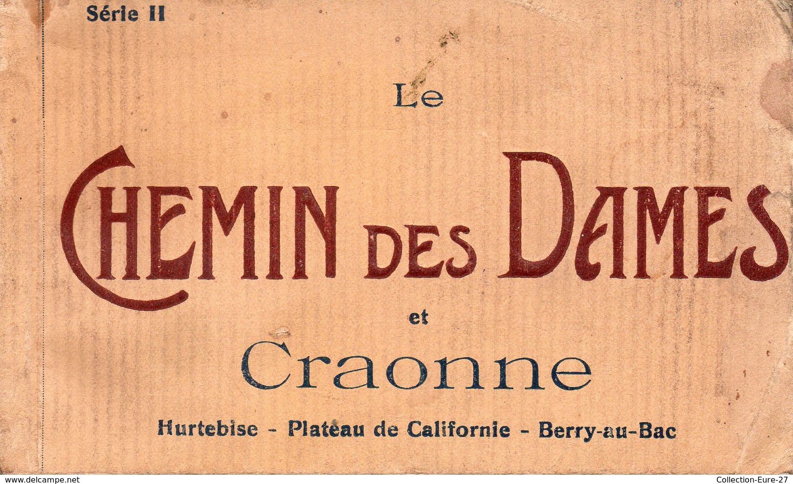 02-CARNET DE 20 CPA DU CHEMIN DES DAMES ET CRAONNE - Craonne