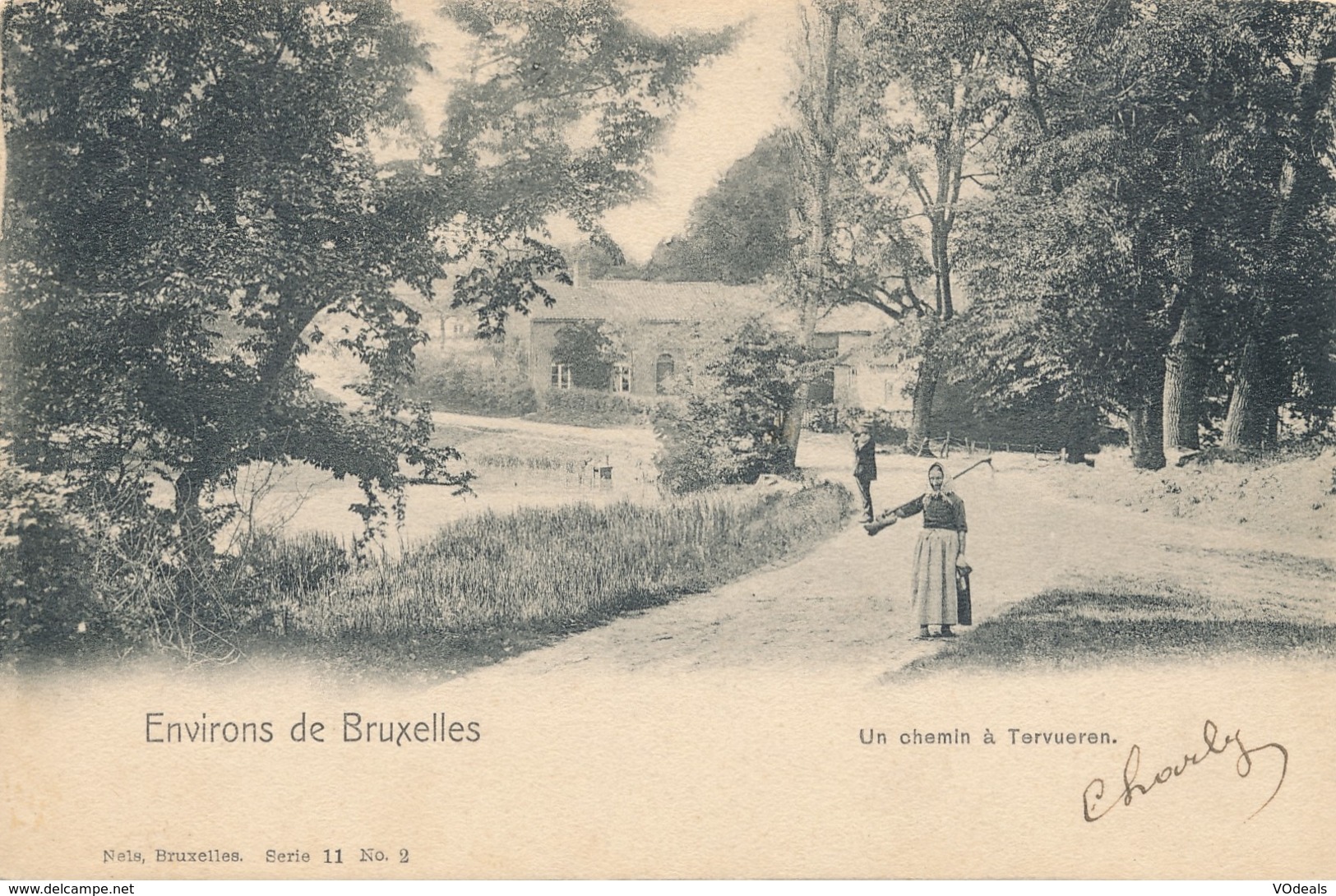 CPA - Belgique - Tervuren - Un Chemin à Tervuren - Tervuren