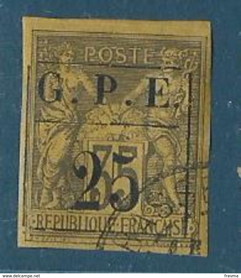 Timbre Guadeloupe N°2 - Used Stamps