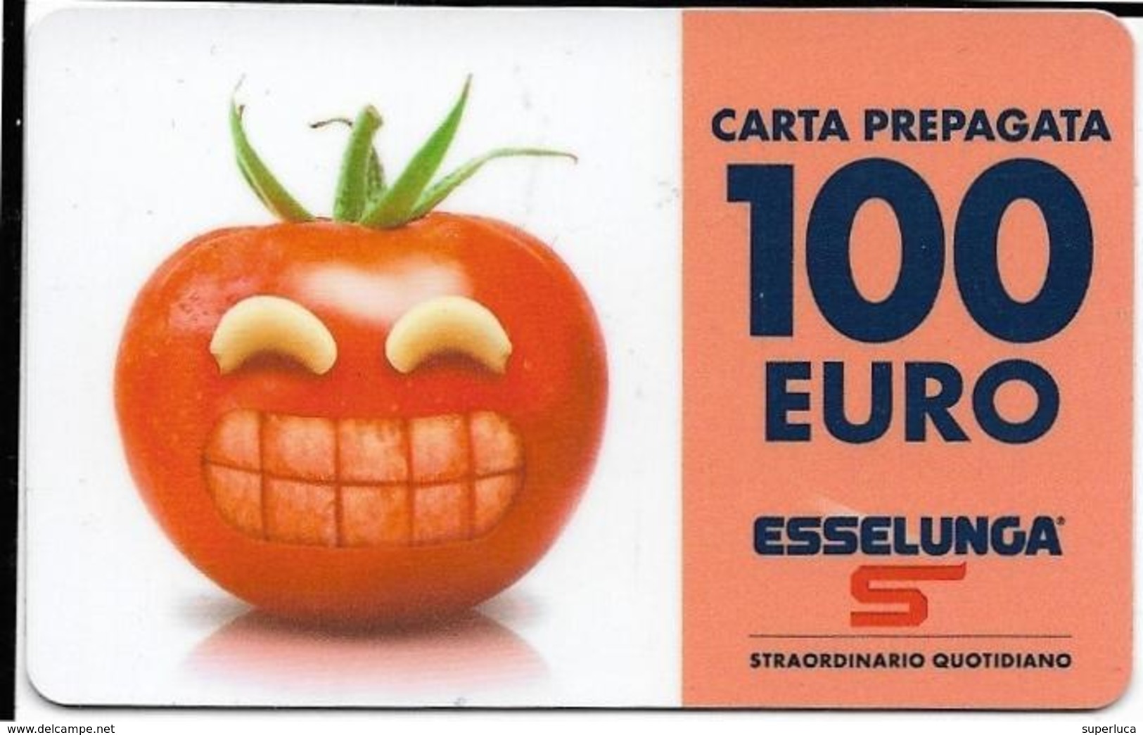 6-ESSELUNGA-CARTA PREPAGATA 100,00 EURO(ESAUSTA) - Carte Di Credito (scadenza Min. 10 Anni)