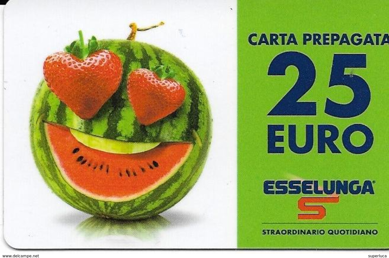 6-ESSELUNGA-CARTA PREPAGATA 25,00 EURO(ESAUSTA) - Carte Di Credito (scadenza Min. 10 Anni)