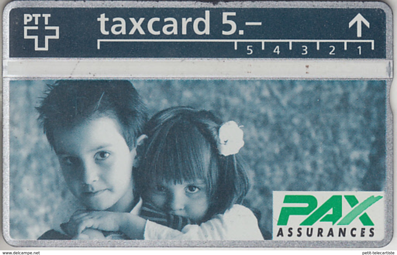 SUISSE - PHONE CARD - TAXCARD-PRIVÉE ***  PAX-ASSURANCES 1 *** - Svizzera