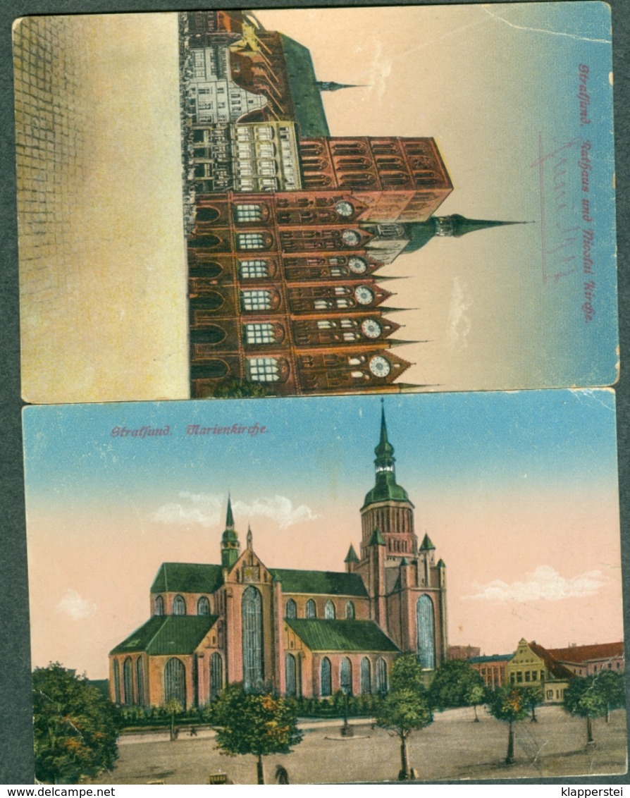 Allemagne Stralsund Lot De 4 Cartes - Stralsund