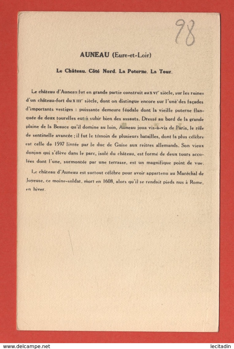 FICHES 28 AUNEAU   Collection De La Solution Pautauberge - Publicité- - Autres & Non Classés