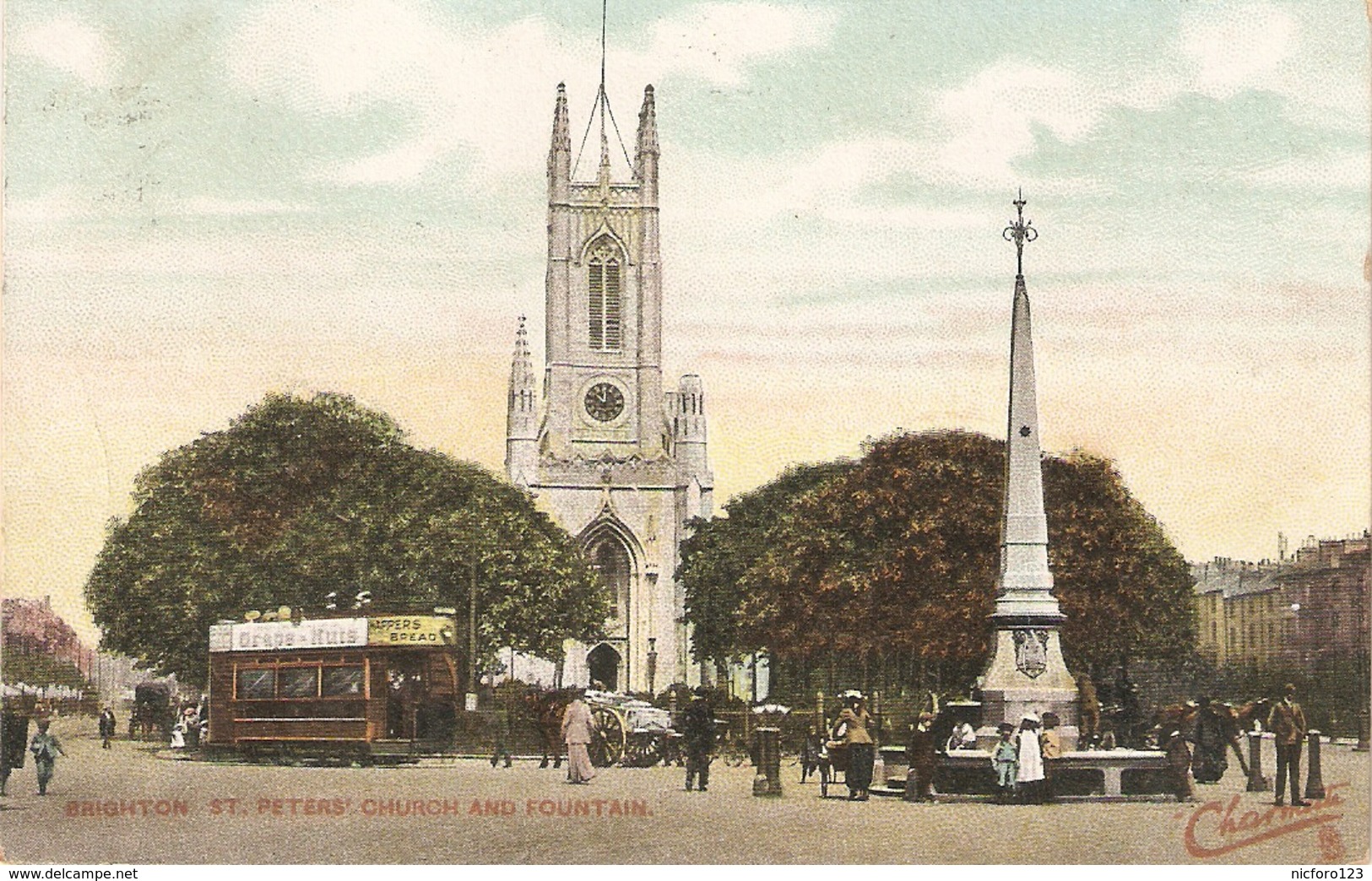 ·Brighton. St.Peter's Church And Fountin" Tuck Charmette Series PC # 4760 - Tuck, Raphael