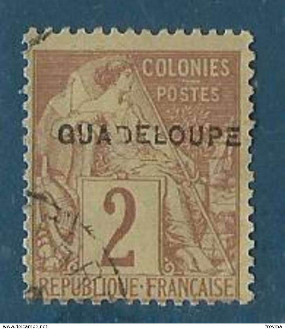 Timbre Guadeloupe N°15 - Oblitérés