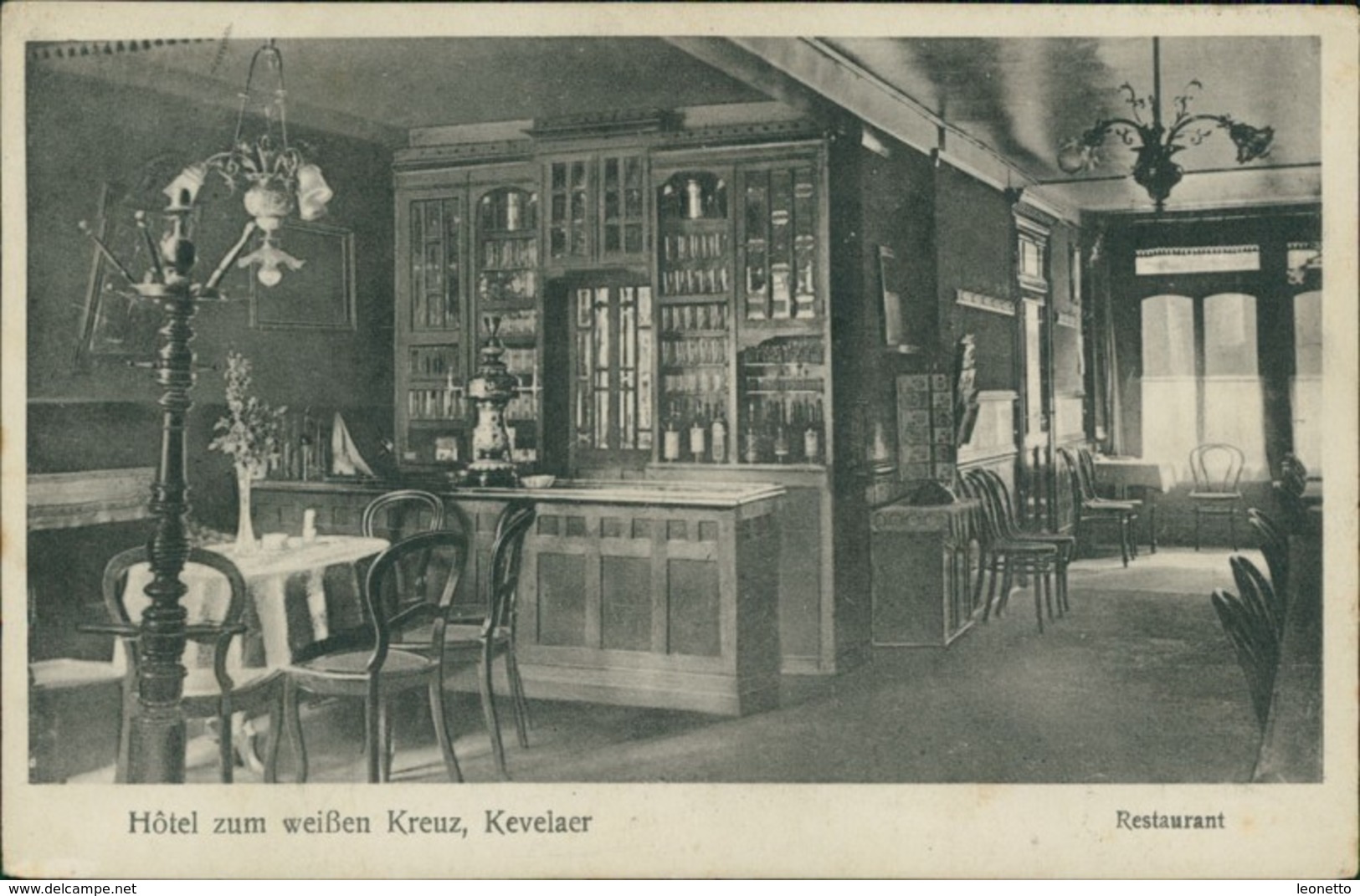 AK Kevelaer Hotel Zum Weißen Kreuz, Restaurant (3-645) - Sonstige & Ohne Zuordnung