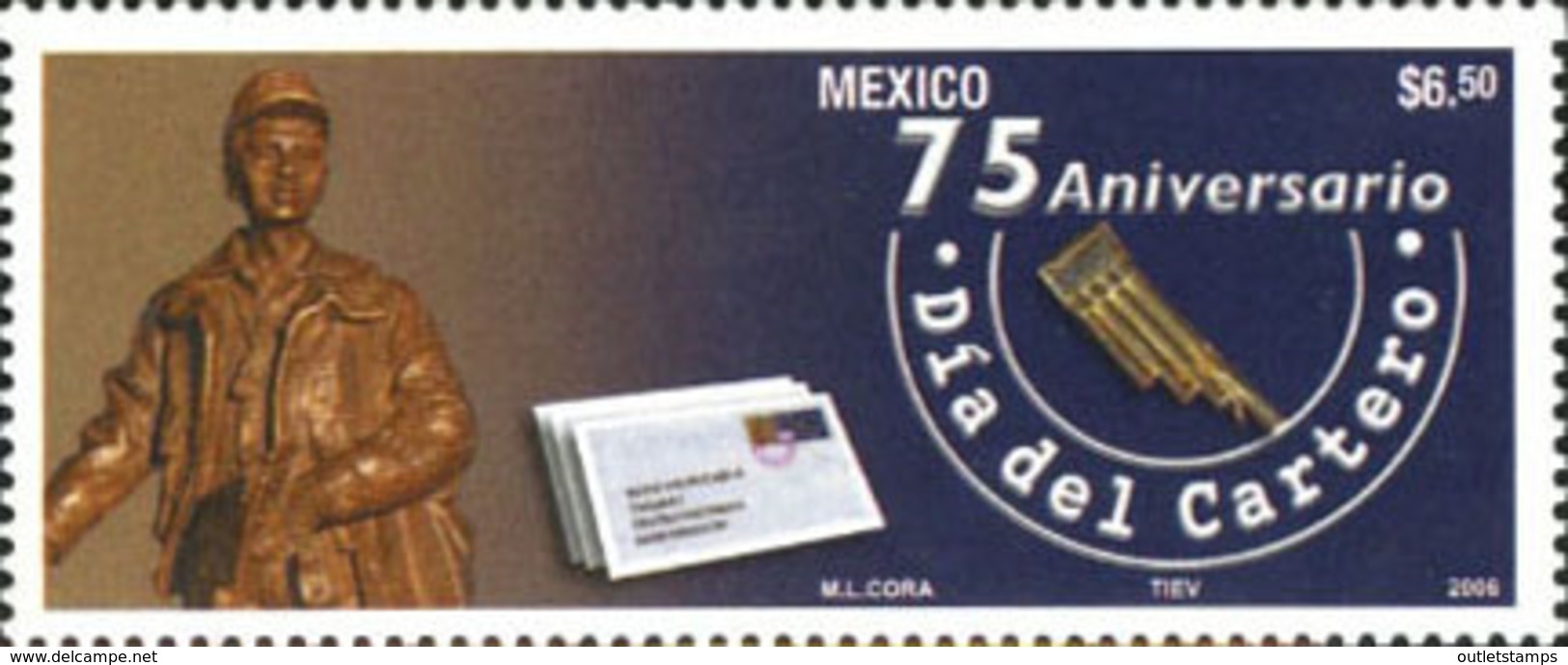 Ref. 199805 * NEW *  - MEXICO . 2006. DAY OF THE POSTMAN. DIA DEL CARTERO - Mexiko