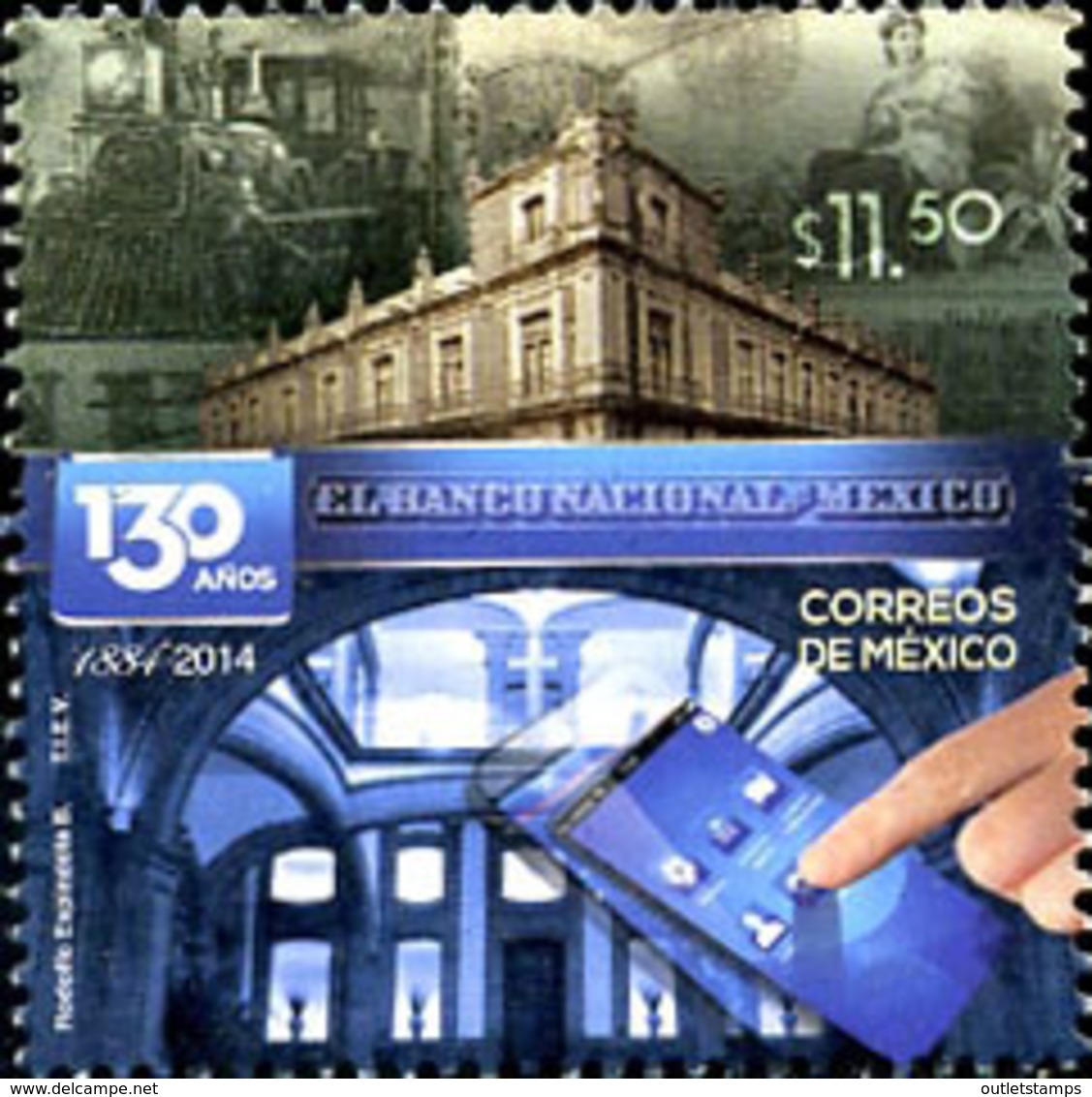 Ref. 334044 * NEW *  - MEXICO . 2014. NATIONAL BANK. BANCO NACIONAL - México