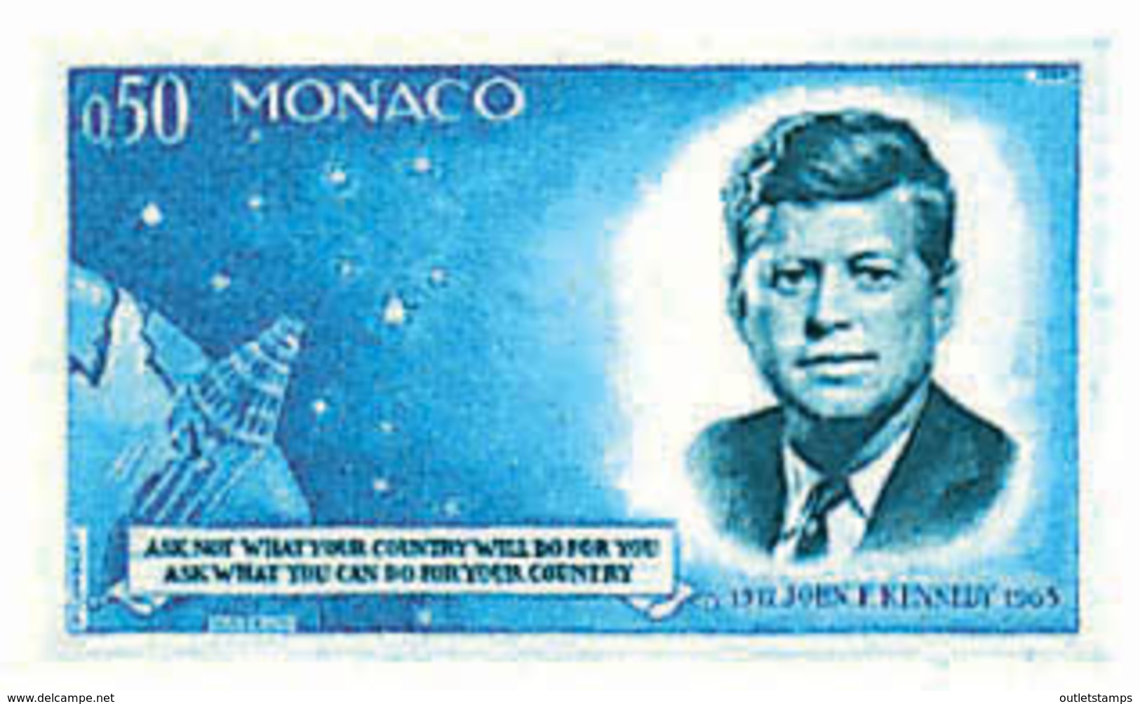 Ref. 67759 * NEW *  - MONACO . 1964. 1st ANNIVERSARY OF THE DEATH OF KENNEDY. 1 ANIVERSARIO DE LA MUERTE DE KENNEDY - Otros & Sin Clasificación