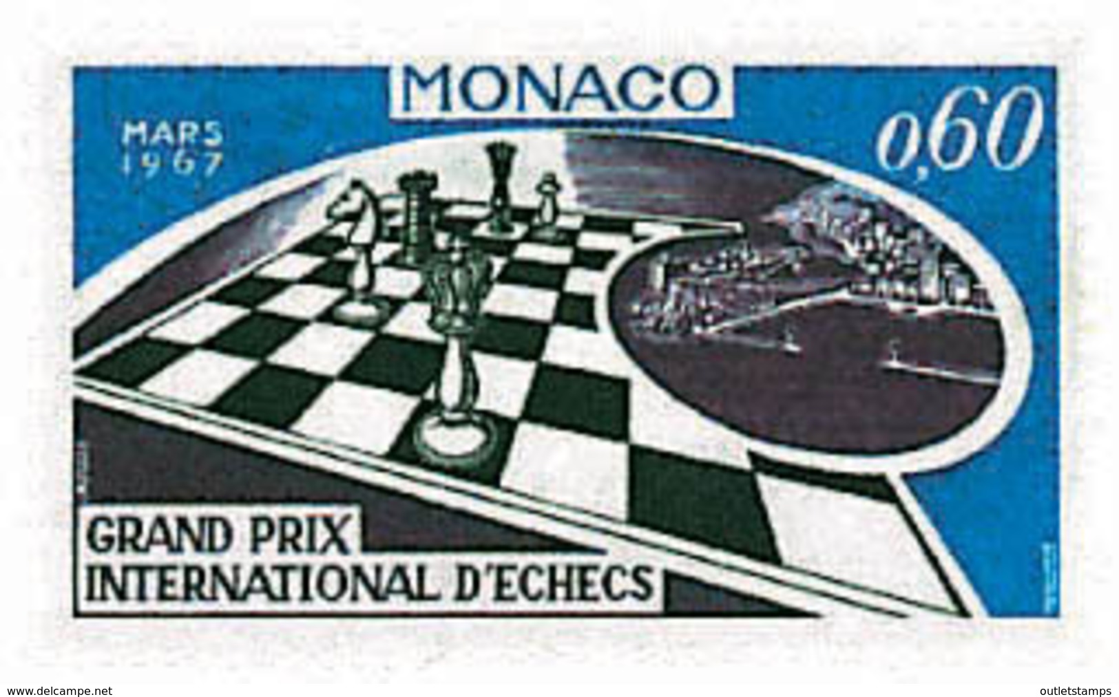 Ref. 32365 * NEW *  - MONACO . 1967. INTERNATIONAL CHESS GRAND PRIX. GRAN PREMIO INTERNACIONAL DE AJEDREZ - Otros & Sin Clasificación