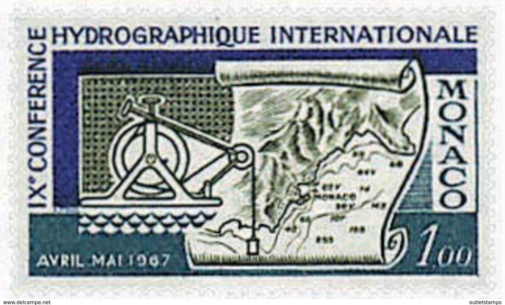 Ref. 32440 * NEW *  - MONACO . 1967. 9th INTERNATIONAL HYDROGRAPHIC CONFERENCE. 9 CONFERENCIA HIDROGRAFICA INTERNACIONAL - Other & Unclassified