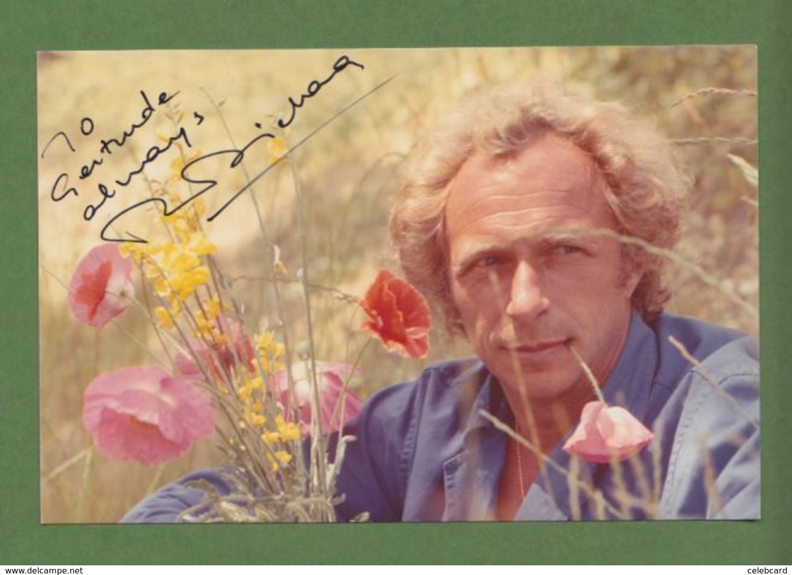 PIERRE RICHARD Original Signed Glossy Photo AUTOGRAPHE / AUTOGRAMM  10/15 Cm - Autres & Non Classés