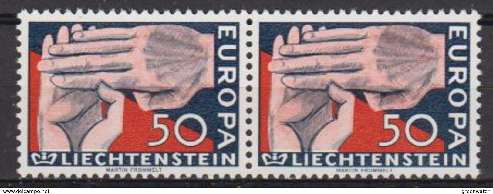 Europa Cept 1962 Liechtenstein 1v (pair) ** Mnh (LI246H) - 1962