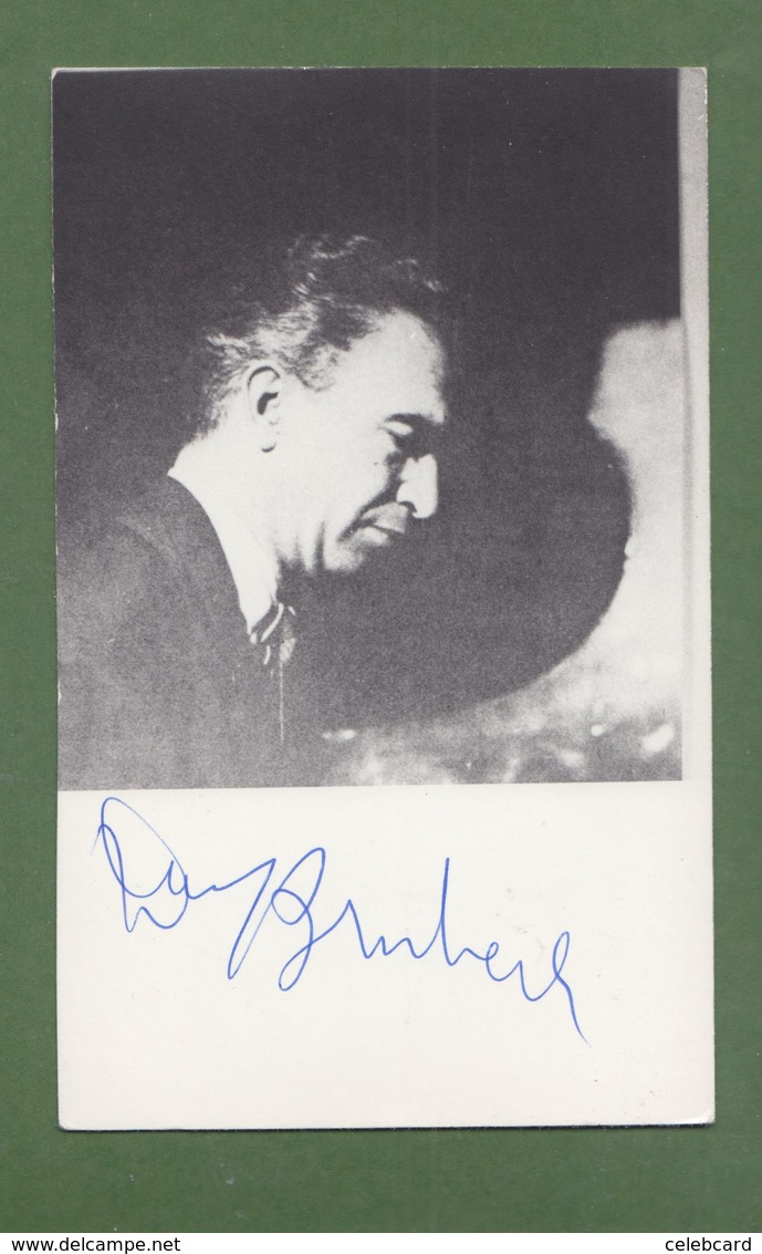 DAVE BRUBECK Original Signed Glossy Photo AUTOGRAPHE / AUTOGRAMM  9/14 Cm  *JAZZ* - Autres & Non Classés