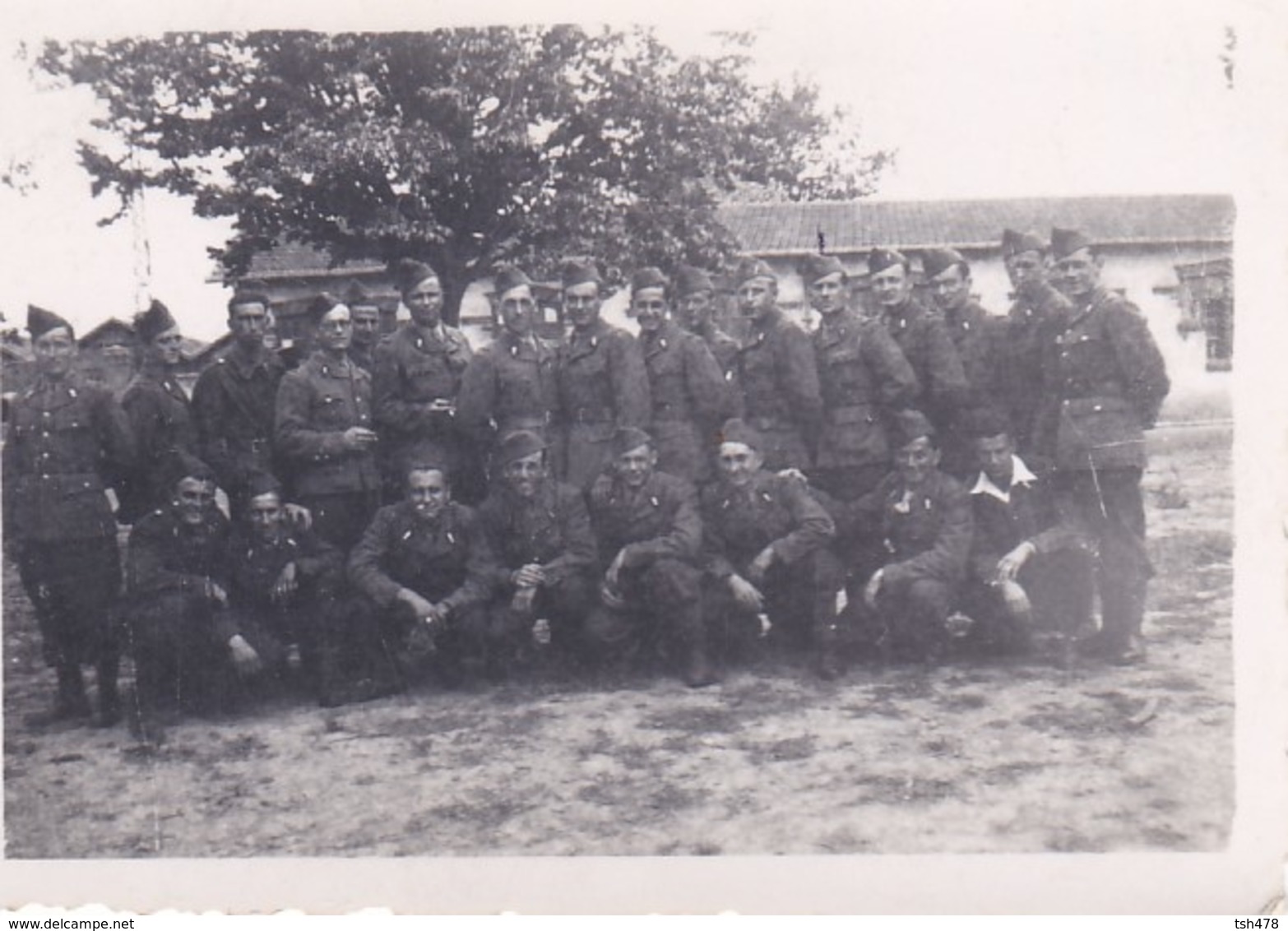 MINI-PHOTO--31--TOULOUSE-E-P-G-1945-GENDARMERIE-NATIONALE-école Préparatoire De Gendarmerie--voir 2 Scans - Métiers