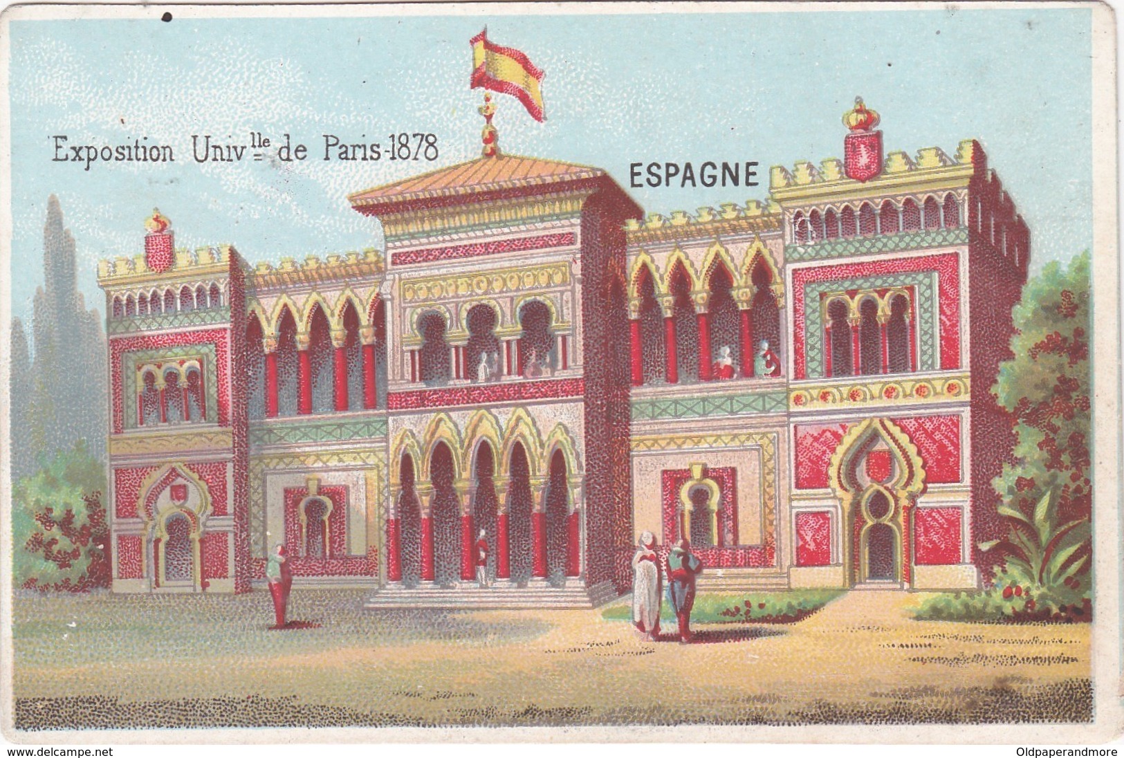 CHROMOS CHROMO - France -  Exposición Universal De París (1878) ESPAGNE - Autres & Non Classés