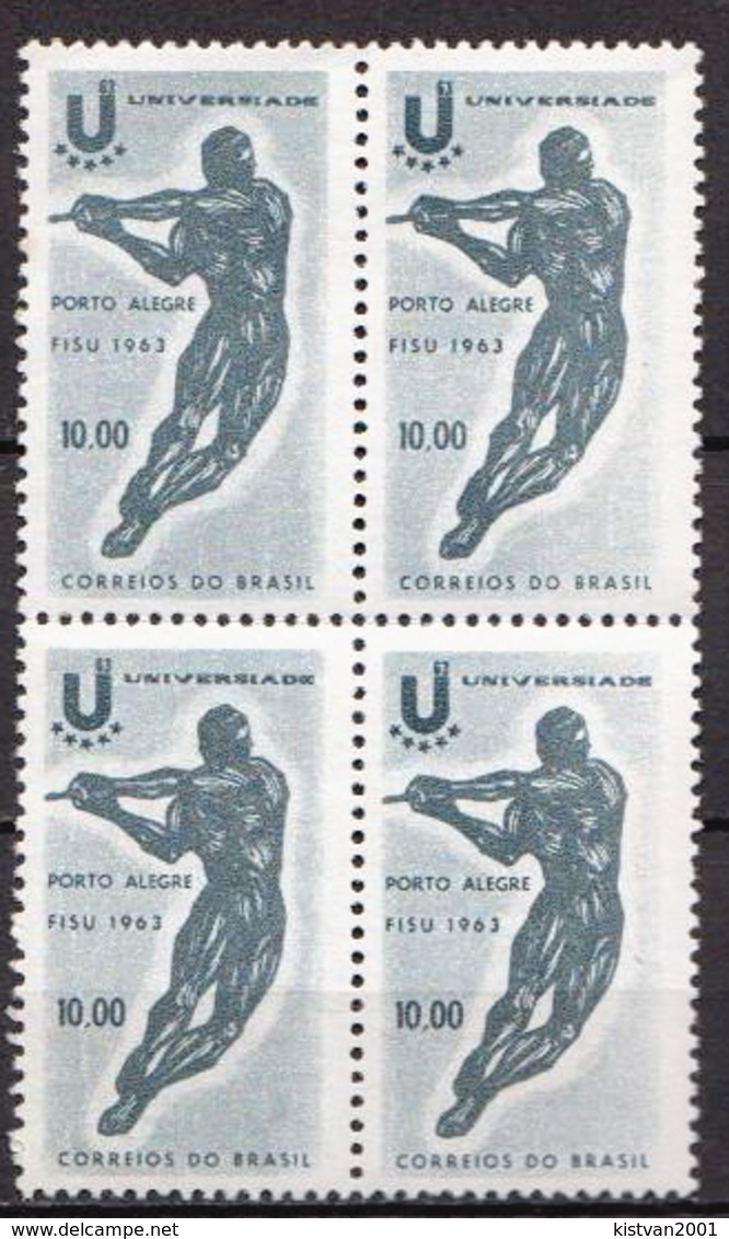 Brazil MNH Stamp In Block Of 4 - Athletics