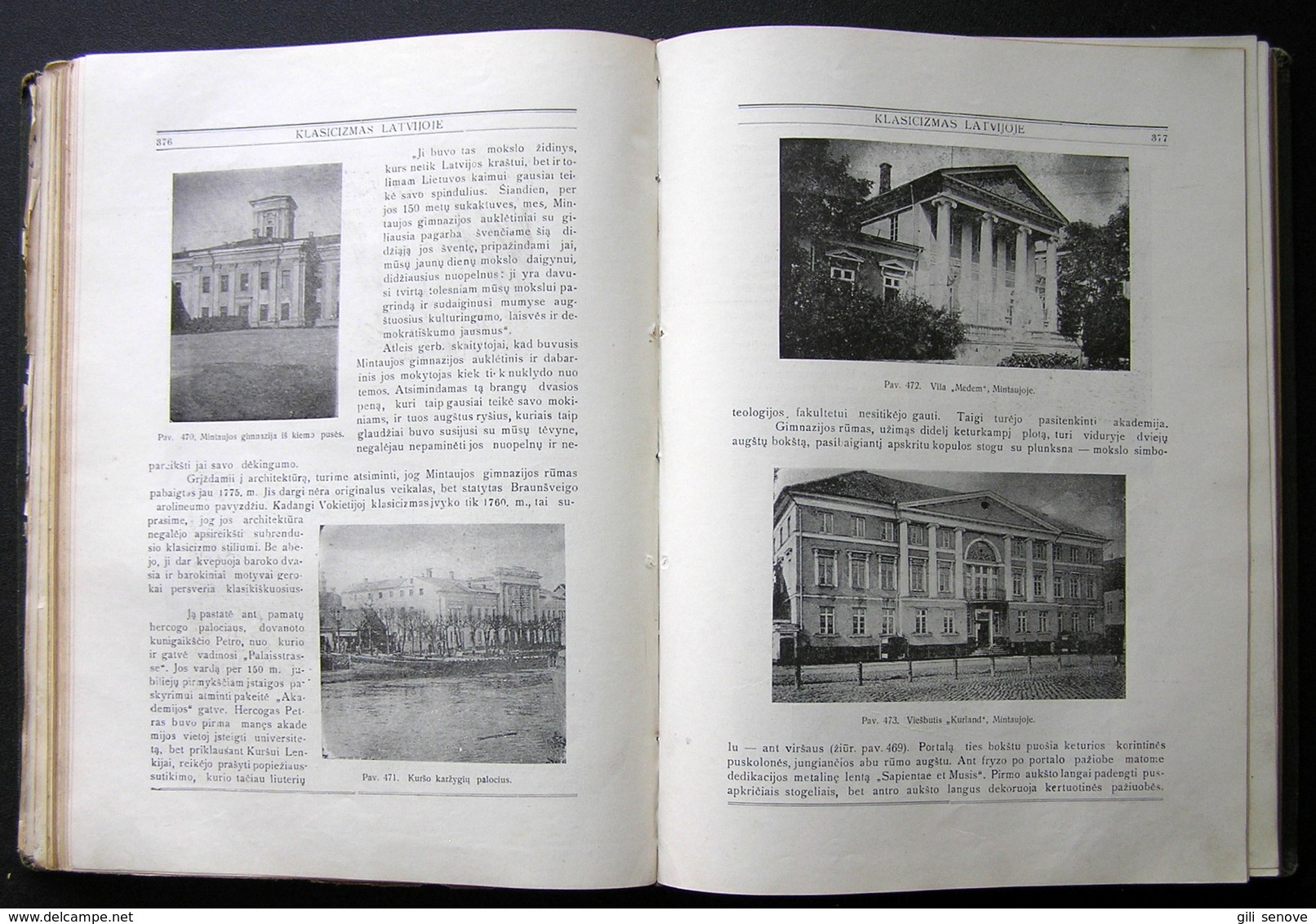 Lithuanian book / Visuotinė meno istorija by Jasėnas Architektūra 1923