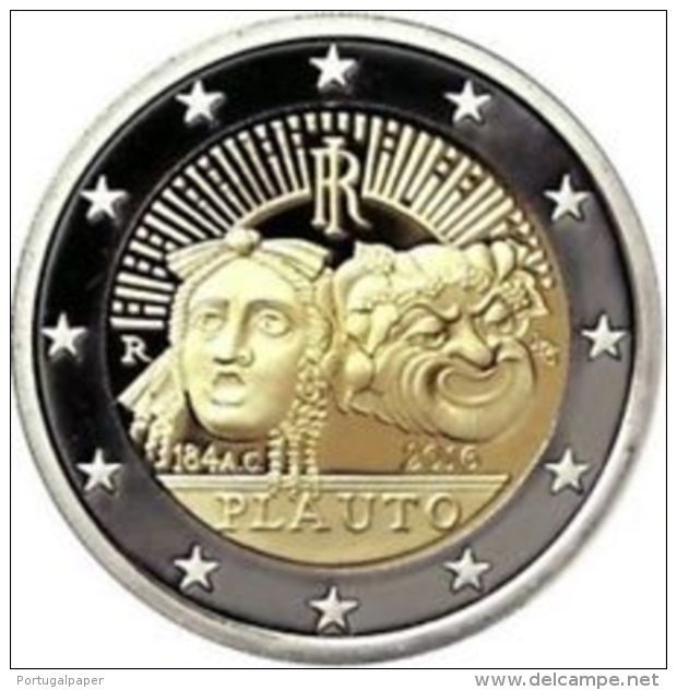 Italia     2 Euro    2016     - Plauto - UNC - Italien