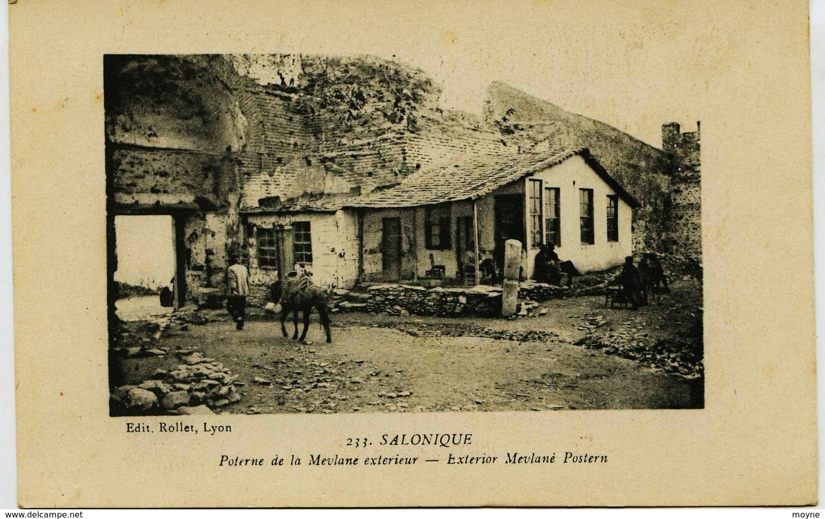 3392 -  Gréce  :   SALONIQUE  :  POTERNE DE LA MELVANE EXTERIEURE   - CIRCULEE En 1918    ( T.Rare) - Grèce